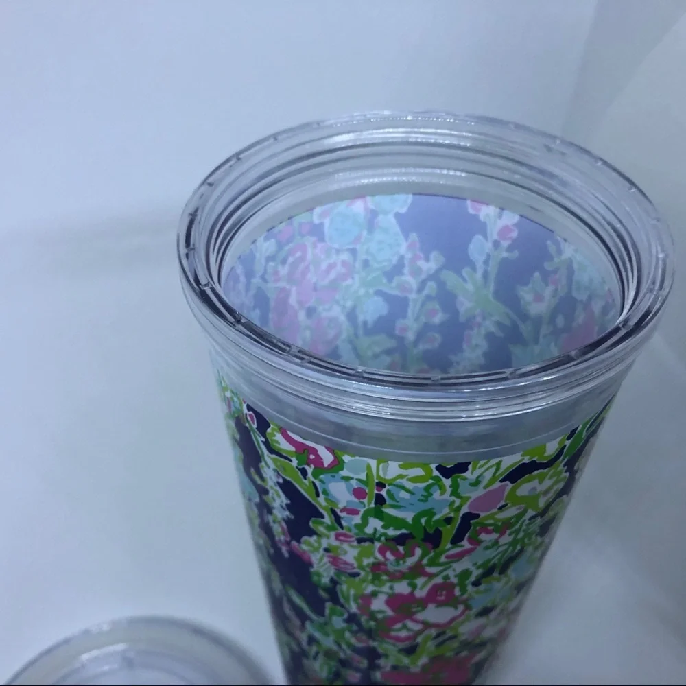 Lilly Pulitzer Plastic Tumbler Floral Print‎